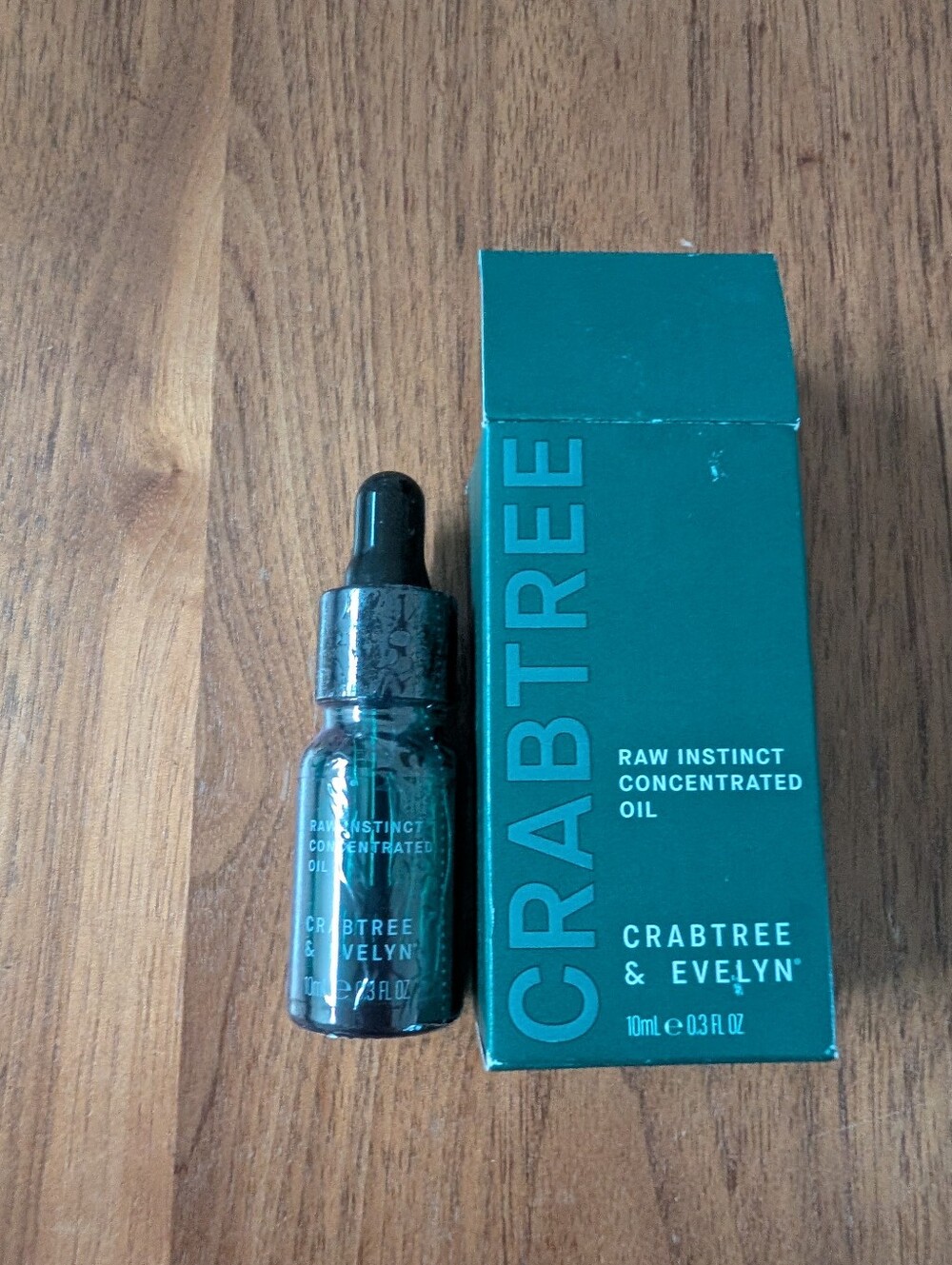 New!  Crabtree & Evelyn Raw Instinct Concentrated Oil - 10ml